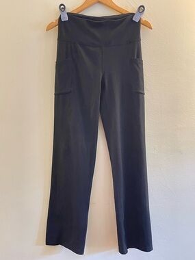 Balance Collection Black Boot Cut Ponte Pants with Pockets